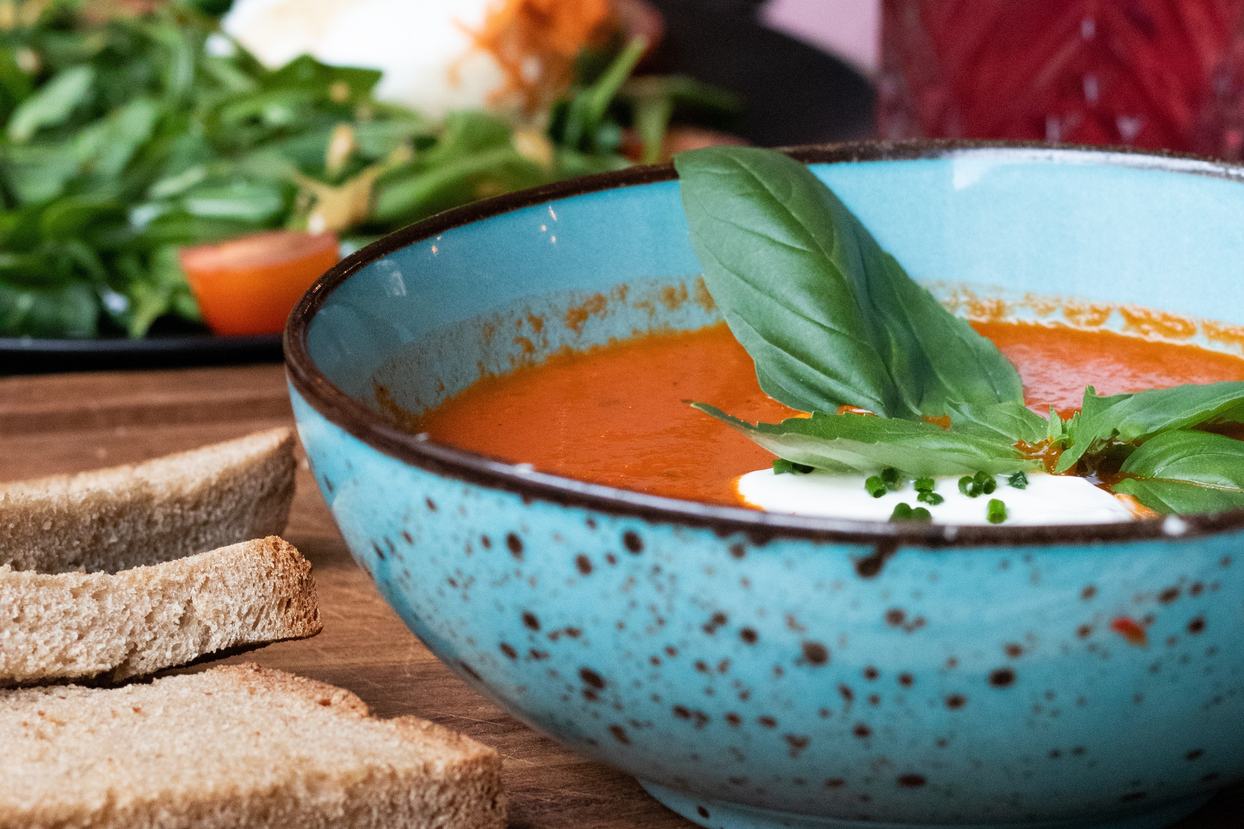 Soep met hoofdgerecht voor lunch deal